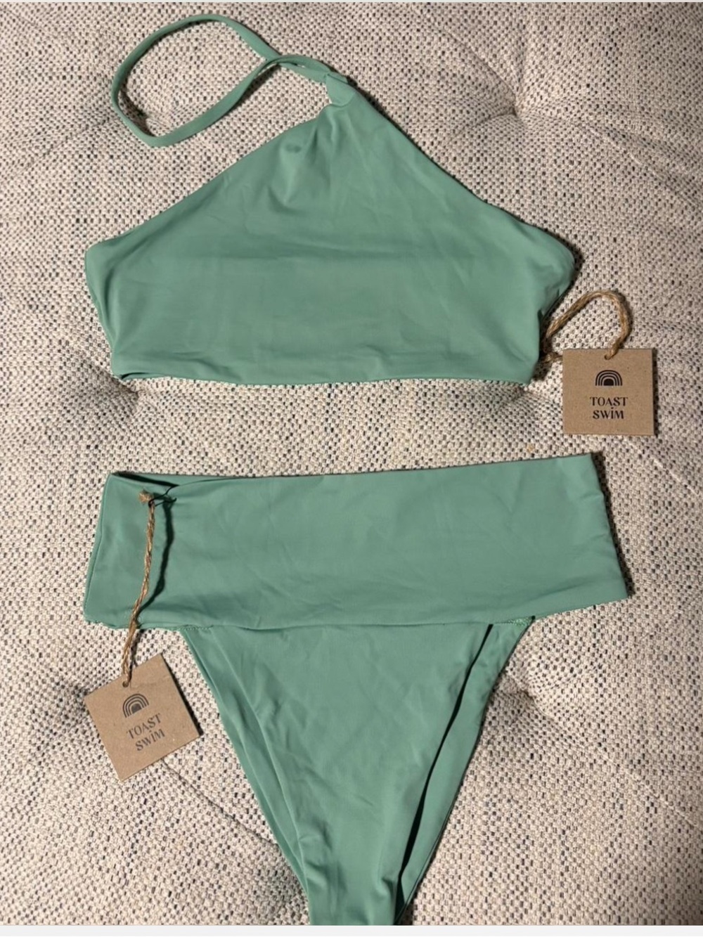 Toast XS Mint High-Neck Bikini Set